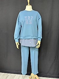 Oysho gömlek detaylı takım