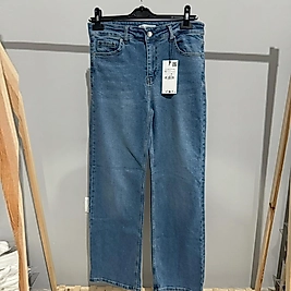 Geniş Paça Kadın Jean